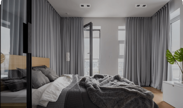 hotel room curtains